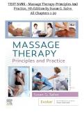 Test Bank - Massage Therapy-Principles and Practice&comma; 7th Edition &lpar;Salvo&comma; 2026&rpar;&comma; Chapter 1-30 &vert; All Chapters