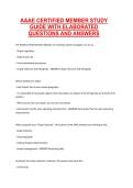 AAAE Certified Member Study Guide &ndash; Elaborated Questions and Answers Complete Certification Preparation Material