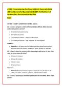 ATI RN Comprehensive Predictor 2026 Exit Exam with NGN &NewLine;180 Real Screenshot Questions and 100&percnt; Verified Correct &NewLine;Answers Pass Guaranteed No Retakes 