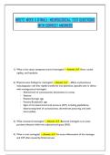 NR572&colon; WEEK 5 &lpar;FINAL&rpar; &colon; NEUROLOGICAL&colon; TEST QUESTIONS WITH CORRECT ANSWERS 