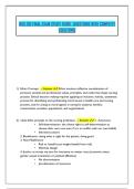 NSG 130 FINAL EXAM STUDY GUIDE  QUESTIONS WITH COMPLETE SOLUTIONS