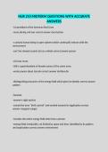NUR 210 MIDTERM QUESTIONS WITH ACCURATE ANSWERS