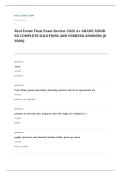 real estate practice EXAM A&plus; GRADE ASSURED COMPLETE SOLUTIONS AND VERIFIED ANSWERS