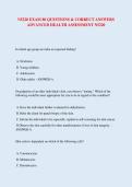 N5220 EXAM 80 QUESTIONS & CORRECT ANSWERS ADVANCED HEALTH ASSESSMENT N5220 