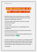 HESI MENTAL HEALTH RN V1-V3 2026-2027 TEST &NewLine;BANK ALL ANSWERS CORRECT AND