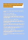 NHA CCMA Study Guide&comma; Nha certification&NewLine;study guide for CCMA 100&percnt; Guaranteed&NewLine;Questions&Answers