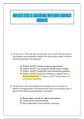 NUR 507&colon; TEST 3&colon;  QUESTIONS WITH 100&percnt; CORRECT ANSWERS 