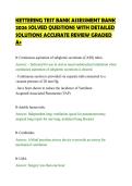 KETTERING TEST BANK ASSESSMENT BANK&NewLine;2026 SOLVED QUESTIONS WITH DETAILED&NewLine;SOLUTIONS ACCURATE REVIEW GRADED&NewLine;A&plus;