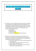 NUR 507 EXAM 2 QUESTIONS WITH ACCURATE SOLUTIONS
