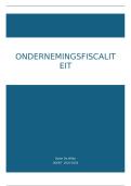 &lpar;korte&rpar; samenvatting Ondernemingsfiscaliteit &plus; voorbeelden&vert; UGent &lpar;16&sol;20&excl;&excl;&excl;&rpar;