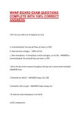 WHNP BOARD EXAM QUESTIONS COMPLETE WITH 100&percnt; CORRECT ANSWERS