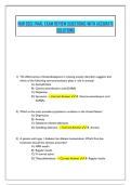 NUR 603&colon; FINAL EXAM REVIEW QUESTIONS WITH ACCURATE SOLUTIONS 