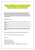 WGU C484 - PRE-ASSESSMENT LATEST UPDATE&rpar; REAL QUESTioNS AND&NewLine;CoRRECT ANSWERS &lpar;VERiFiED&rpar; &vert; LATEST UPDATE 2026&sol;2027 &vert;&NewLine;GRADED A&plus; &vert; BRAND NEW &vert; 100&percnt; GUARANTEED PASS 