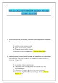 NURS 225 &lpar;WCU&rpar;&colon; NUTRITION&colon; EXAM QUESTIONS WITH 100&percnt; ACCURATE SOLUTIONS 