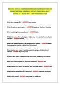 WGU C804 MEDICAL TERMINOLOGY PRE-ASSESSMENT QUESTIONS AND&NewLine;CORRECT ANSWERS &lpar;VERIFIED&rpar; &vert; LATEST UPDATE 2026&sol;2027 &vert;&NewLine;GRADED A&plus; &vert; BRAND NEW &vert; 100&percnt; GUARANTEED PASS 