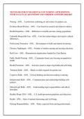 TEST BANK FOR FUNDAMENTALS OF NURSING &lpar;10TH EDITION&rpar; &NewLine;WITH 312 ACTUAL QUESTIONS AND VERIFIED ANSWERS 2026&sol;2027 &NewLine; &NewLine;