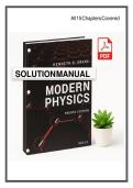 Solution Manual for Modern Physics&comma; 4th Edition by Krane &lpar;All 15 Chapters Covered&rpar;