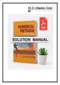 Solution Manual for Numerical Methods for Engineers 8th Edition by Chapra