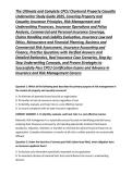 The Ultimate and Complete CPCU Chartered Property Casualty Underwriter Study Guide 2025&comma; Covering Property and Casualty Insurance Principles&comma; Risk Management and Underwriting Processes&comma; Insurance Operations and Policy Analysis&comma; Commercial and Personal Ins