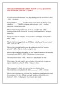 BIOS 252 COMPREHENSIVE EXAM WITH 49 ACTUAL QUESTIONS &NewLine;AND ACCURATE ANSWERS LATEST &excl;&excl;&excl; &NewLine;