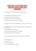 NAB Practice Exams &ndash; Verified Questions and Answers practice exam material