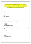 WGU C955 - PRE ASSESSMENT QUESTioNS ANd CoRRECT&NewLine;ANSWERS &lpar;VERiFiEd&rpar; &vert; LATEST UPdATE 2026&sol;2027 &vert; GRAdEd&NewLine;A&plus; &vert; BRANd NEW &vert; 100&percnt; GUARANTEEd PASS 