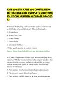 AMB 400 EPIC CARE 400 COMPILATION&NewLine;TEST BUNDLE 2026 COMPLETE QUESTIONS&NewLine;SOLUTIONS VERIFIED ACCURATE GRADED&NewLine;A&plus;&NewLine;