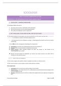 Sociologie samenvatting &vert; Hogeschool Gent &vert; 2025&sol;26