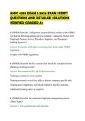 ANSC 4395 EXAM 3 2026 EXAM SCRIPT&NewLine;QUESTIONS AND DETAILED SOLUTIONS&NewLine;VERIFIED GRADED A&plus;