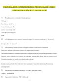 NUR 138 FINAL EXAM &vert;  COMPLETE QUESTIONS WITH 100&percnt; GRADED CORRECT EXPERT SOLUTIONS&vert; 2026 LATEST UPDATED &vert; GET A&plus;