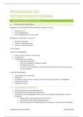 samenvatting Pedagogiek &vert; Hogeschool Gent &vert; 2025&sol;26