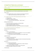 Contextbegeleiding samenvatting Hogeschool Gent &vert; 2025&sol;26