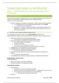 Teamcoaching & Intervisie samenvatting &vert; Orthopedagogie &vert; Hogeschool Gent &vert; 2025&sol;26