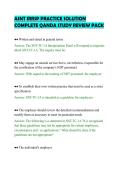 ASNT IRRSP PRACTICE SOLUTION&NewLine;COMPLETE QANDA STUDY REVIEW PACK