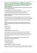 Academic Year 2026&ndash;2027 UNISA Assignment&colon; MNG2601 General Management Fully Solved Assignment with Verified Answers &vert; Management Principles&comma; Business Planning&comma; Leadership Skills&comma; Organisational Structure&comma; Decision-Making and Strategic Management