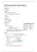 Samenvatting Informatica&vert; UGent &vert; 2025&sol;26