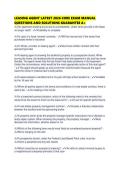 LEASING AGENT LATEST 2026 CORE EXAM MANUAL QUESTIONS AND SOLUTIONS GUARANTE