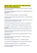 LEASING AGENT LATEST 2026 TEST PAPER QUESTIONS AND SOLUTIONS GUARANTEE 