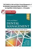 TEST BANK for Little and Falace&rsquo;s Dental Management of the Medically Compromised Patient&comma; 10th Edition by Craig Miller &vert; Complete Chapters 1&ndash;30 &vert; Verified Latest Edition &vert; Instant Download