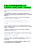 NIMS IS-700&period;b Questions and&NewLine;Answers &vert; Study Guide &vert; Grade A&plus;