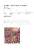 BIOD 151 Module 7 exam&vert;Exam- Requires Respondus LockDown Browser &vert; Updated RATED A&plus; &vert; 100&percnt; CORRECT &vert; Portage Learning