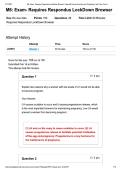 BIOD 151 Module 6 exam&vert;Exam- Requires Respondus LockDown Browser &vert; Updated RATED A&plus; &vert; 100&percnt; CORRECT &vert; Portage Learning