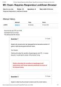 BIOD 151 Module 3 exam&vert;Exam- Requires Respondus LockDown Browser &vert; Updated RATED A&plus; &vert; 100&percnt; CORRECT &vert; Portage Learning