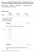 BIOD 151 Module 1 exam&vert;Exam- Requires Respondus LockDown Browser &vert; Updated RATED A&plus; &vert; 100&percnt; CORRECT &vert; Portage Learning