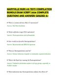 MARYVILLE NURS 615 TESTS COMPILATION&NewLine;BUNDLE EXAM SCRIPT 2026 COMPLETE&NewLine;QUESTIONS AND ANSWERS GRADED A&plus;