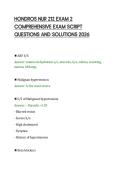 HONDROS NUR 212 EXAM 2&NewLine;COMPREHENSIVE EXAM SCRIPT&NewLine;QUESTIONS AND SOLUTIONS 2026&NewLine;