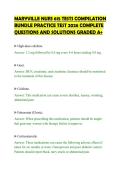 MARYVILLE NURS 615 TESTS COMPILATION&NewLine;BUNDLE PRACTICE TEST 2026 COMPLETE&NewLine;QUESTIONS AND SOLUTIONS GRADED A&plus;
