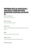 HONDROS NUR 232 PEDS EXAM 2&NewLine;2026 FINAL PAPER PRACTICE&NewLine;QUESTIONS ANSWERS ACCURATE&NewLine;A&plus;