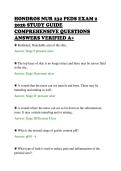 HONDROS NUR 232 PEDS EXAM 2&NewLine;2026 STUDY GUIDE&NewLine;COMPREHENSIVE QUESTIONS&NewLine;ANSWERS VERIFIED A&plus;&NewLine;