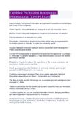 Certified Parks and Recreation Professional &lpar;CPRP&rpar; Exam&vert; Latest 2025&sol;2026 &vert; New &vert; 100&percnt; correct
